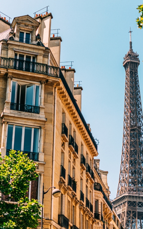 Immeuble Paris avec Tour Eiffel